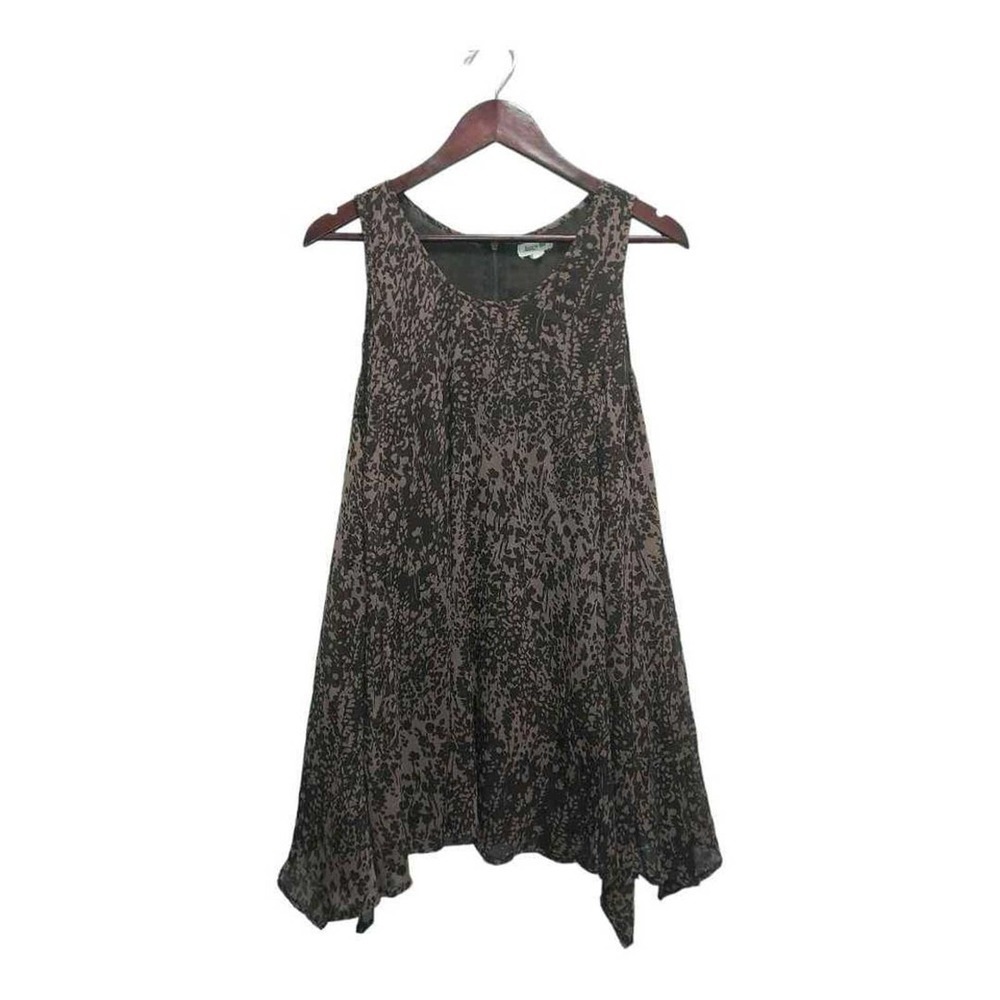 Lazy Lu high low‎ Dress.  Brown. Size 16